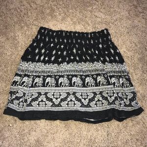 Patterned skirt
